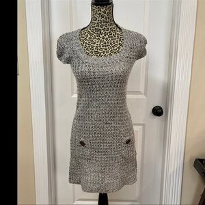 Women's Grey Mohair Vintage Knit lightweight
Cap Sleeve Dress M (NWOT)